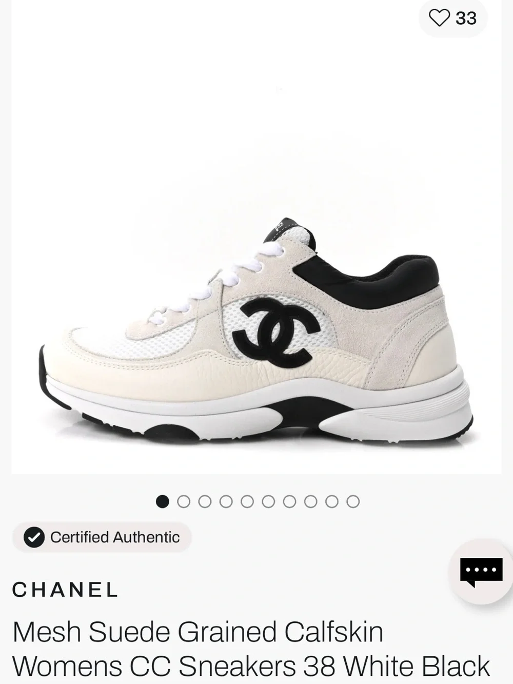 CHANEL Rev Sneakers